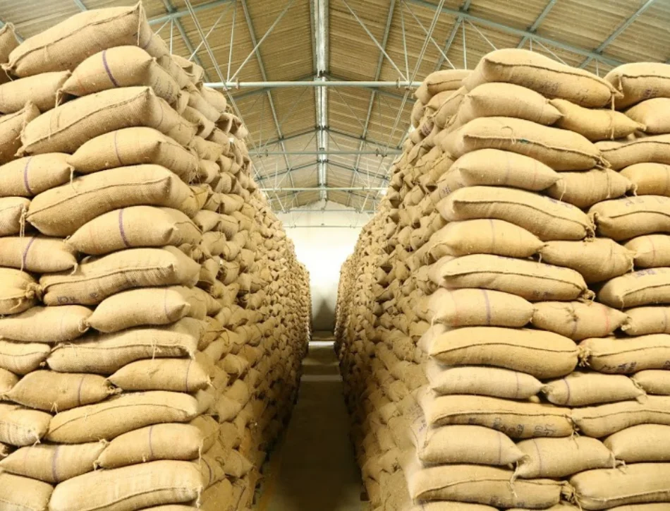 1940 — sacks of grain marking the founding of PRL Agro's milling legacy